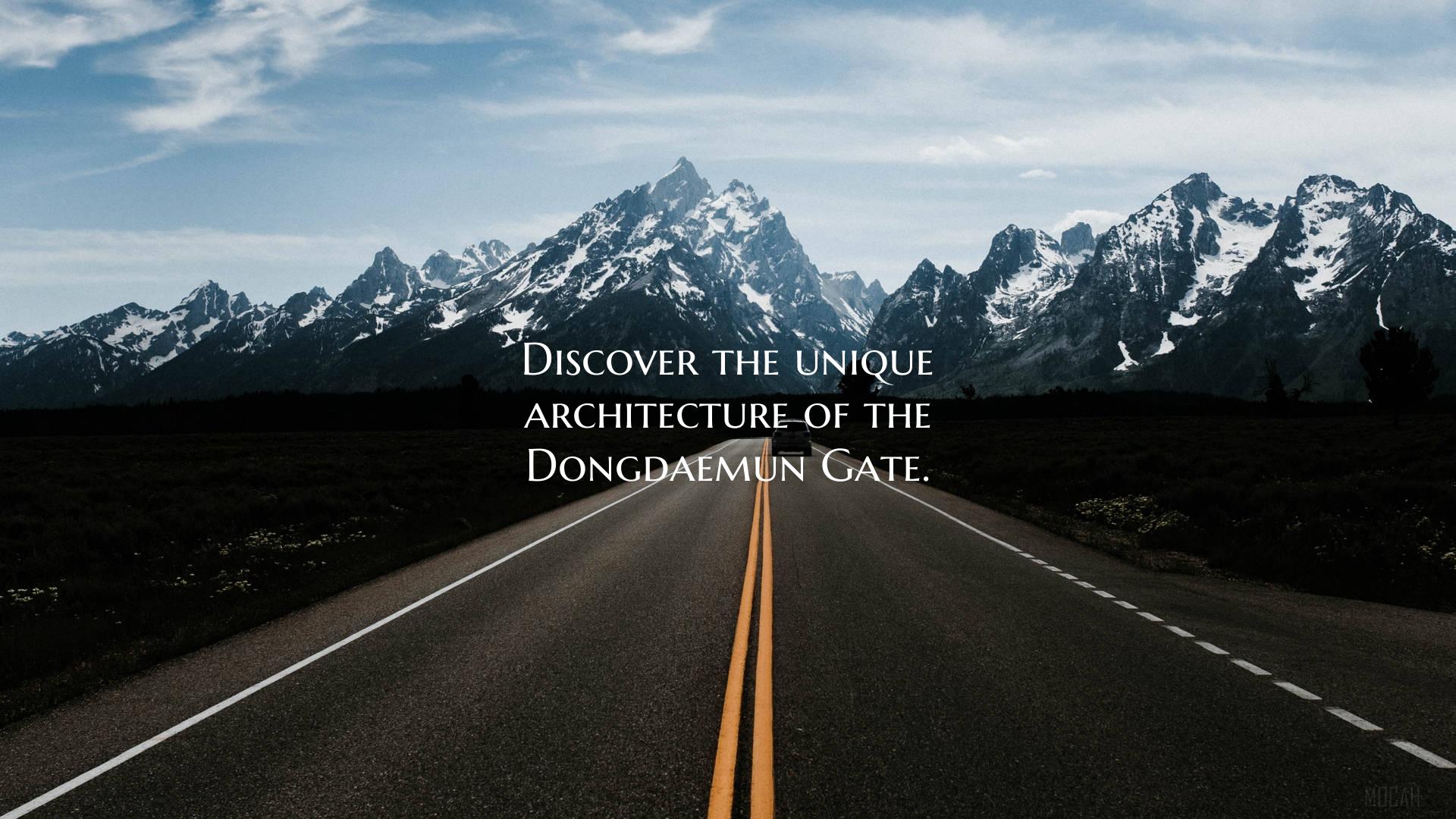 Discover the unique architecture of the Dongdaemun...