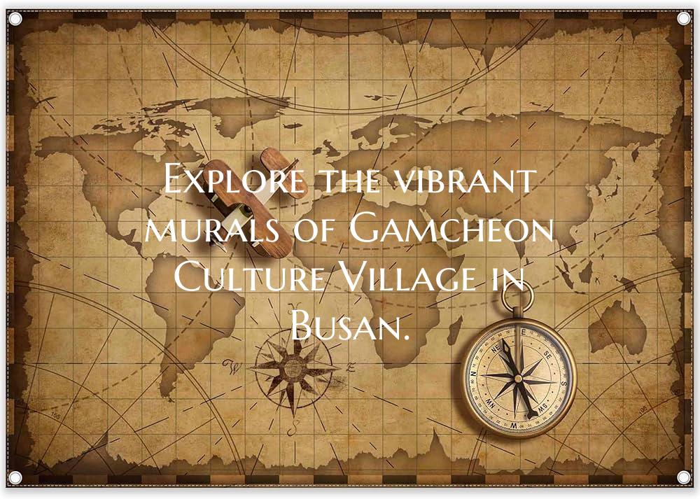 Explore the vibrant murals of Gamcheon Culture Vil...